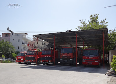 Hyundai Mighty, BMC Fatih, Iveco EuroCargo, BMC Profesyonel PRO 518, straż pożarna, Marmaris