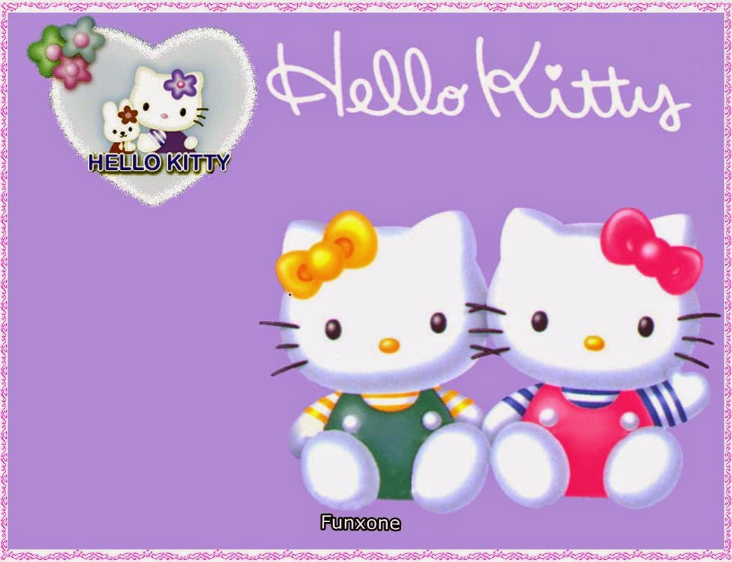 gambar hello kitty wallpaper ungu gambar hello kitty lucu