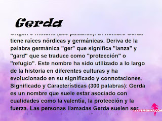 significado del nombre Gerda