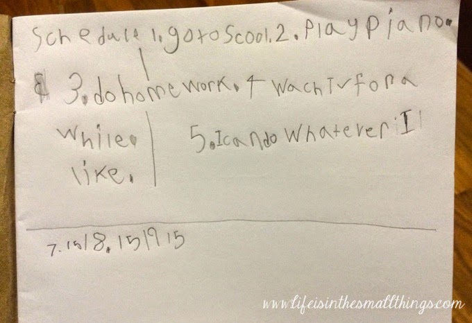 Schedule
