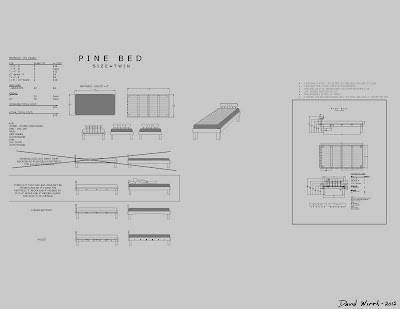 wood twin bed frame plans