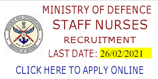 Nursing jobs with pay of Rs 35400/-to 112400/-