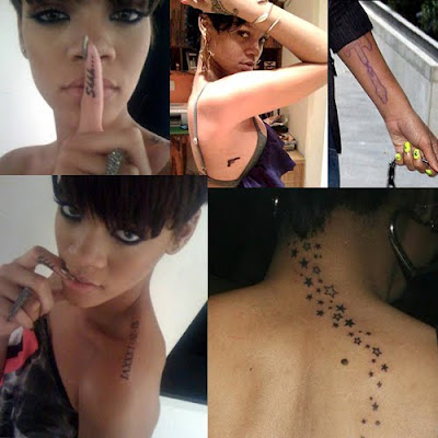 Rihanna Tattoos