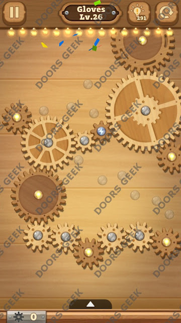 Fix it: Gear Puzzle [Gloves] Level 26 Solution, Cheats, Walkthrough for Android, iPhone, iPad and iPod