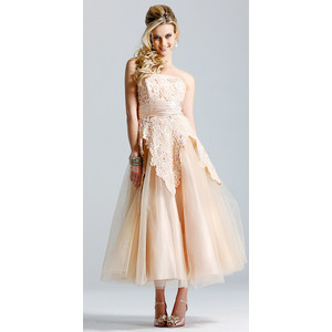 Celebrity Inspired Lace and Tulle Gowns from Faviana Couture