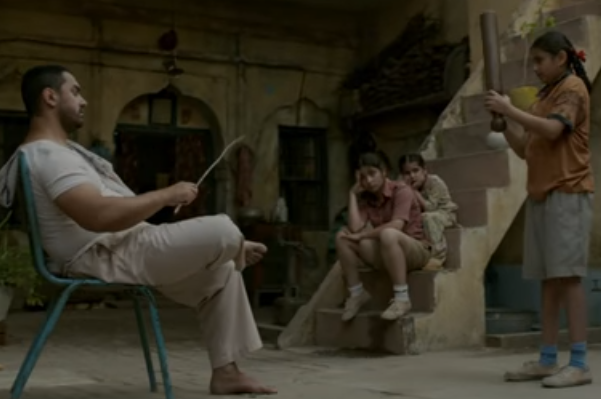 Aamir Khan showcases a tough father in the song 'Haanikaarak Bapu' from 'Dangal'.