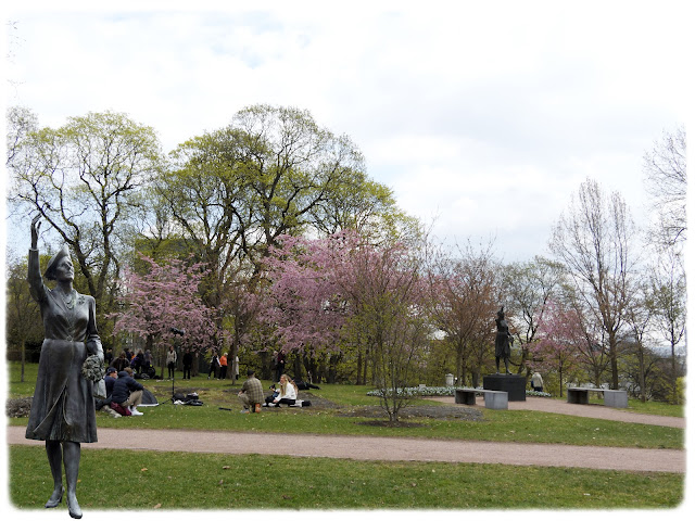 Kron­prins­esse Märthas have i Slotts­parken i Oslo.