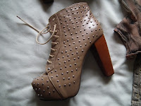 studded platform boots