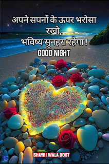 Shayri Wala Dost, Good Night Quotes in Hindi | शुभ रात्रि सुविचार, good night wishes quotes, Hindi Shayari,