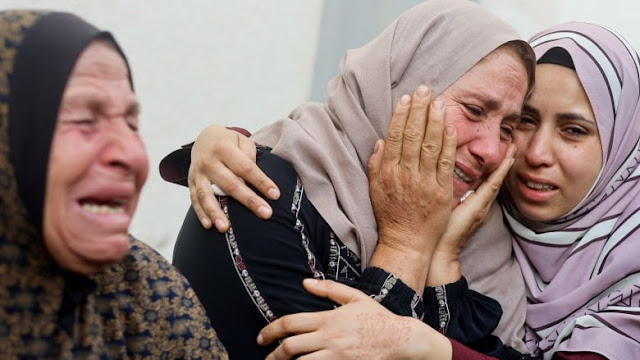 lsrael-Hamas war :Israeli strikes on southern Gaza city of Rafah kill 22, including 18 children