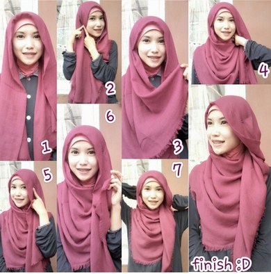 Video Tutorial Hijab Pashmina Satin Velvet Untuk Seharihari