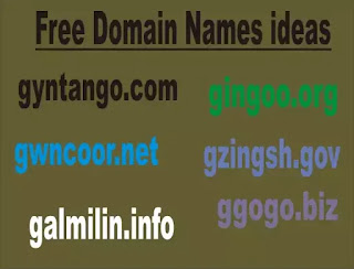 Domain Names G | Free Domain Names ideas