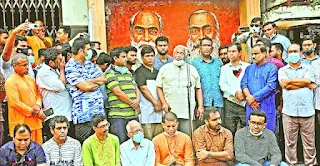 নোয়াখালী, চট্টগ্রামসহ দেশের বিভিন্ন স্থানে বিক্ষোভ জানিয়েছেন হিন্দু সম্প্রদায়সহ সচেতন নাগরিকেরা।