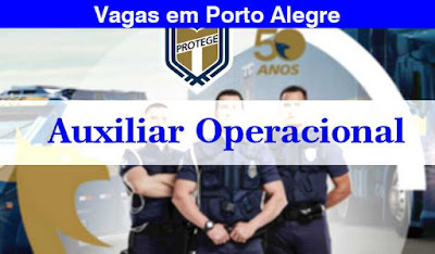 Protege abre vagas para Auxiliar Operacional (PCD) em Porto Alegre