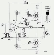 Build 20W MOSFET Power Amplifier Circuit with IFR9520,IFR520 