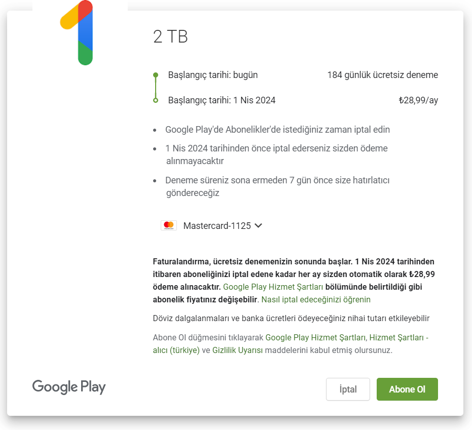 Google One 6 Aylık Ücretsiz Bulut Depolama Alanı Nasıl Alınır?