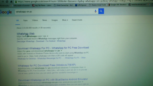 Steps how to use whatsapp in Desktop