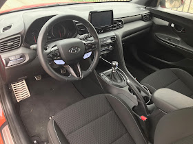Interior view of 2020 Hyundai Veloster N