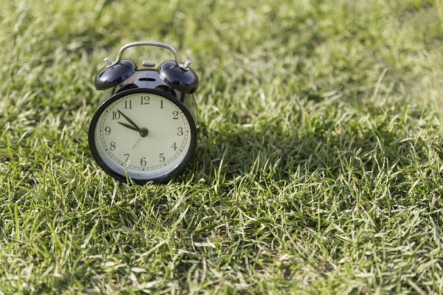 A clock on a football field - EBC