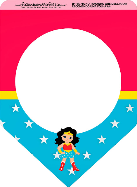 Wonder Woman Party Free Party Printables. 