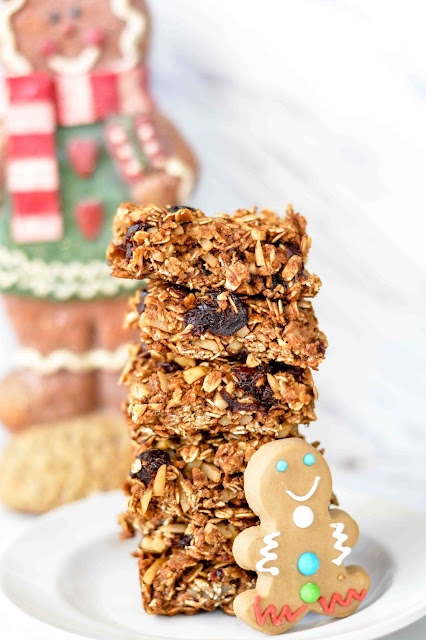 gingerbread granola bars