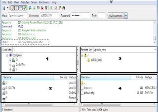 Upload slims dengan menggunakan filezilla