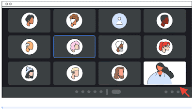 استخدام أداة Google Meet