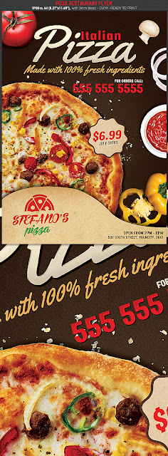  Pizza Restaurant Flyer Template