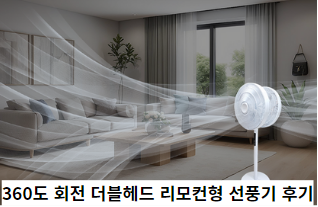 360도-회전-더블헤드-리모컨형-선풍기-후기-썸네일
