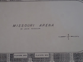 St. Louis Arena seating plan - floor plan