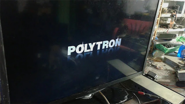 cara reset tv led polytron