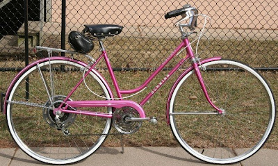 pink Schwinn Suburban bike