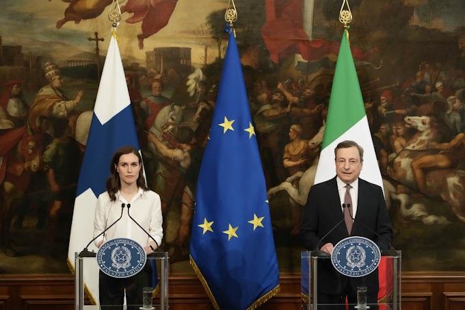  Olaszország határozottan támogatja Finnország és Svédország NATO-csatlakozását