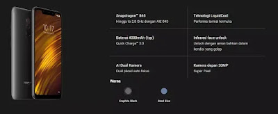 spesifikasi xiaomi pocophone f1