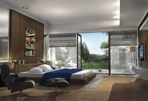 Decorations Minimalist  Design  Modern  Bedroom  Interior 