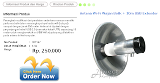 Antena WiFi Wajan Bolik - Alnect Komputer