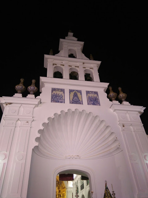 La Ermita del Rocío de noche