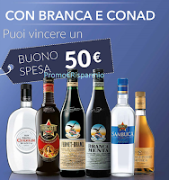Immagine Vinci buoni spesa da euro 50 con Branca e Conad
