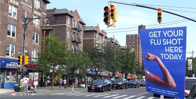  Nueva York en agresiva campaña con vacuna contra influenza para  prevenir  confluyan dos pandemias