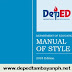 The New DepEd Manual of Style