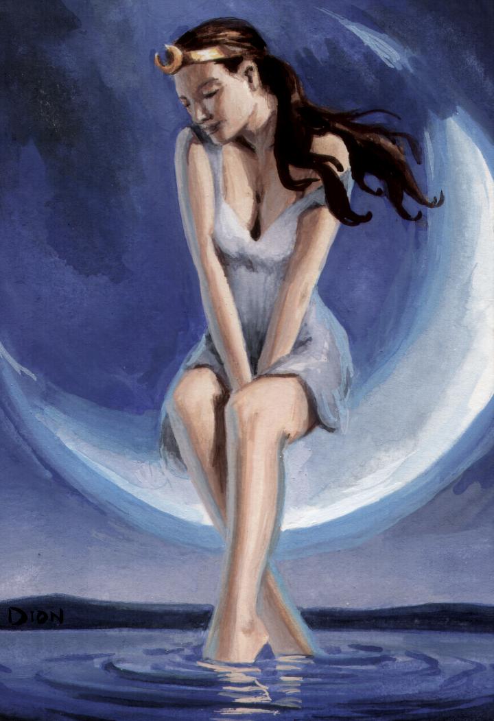 selene moon goddess. SELENE - The goddess of the