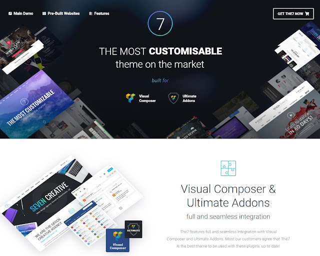 The7 - Responsive Multi-Purpose WordPress Theme. $39