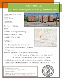 flyer for public meeting on future of Emmons St building