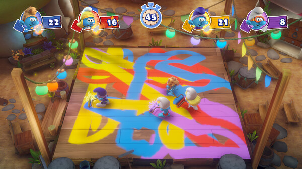 Does The Smurfs Village Party support Co-op?