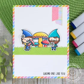 Sunny Studio Stamps: Home Sweet Gnome Card by Juliana Michaels