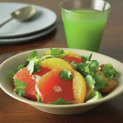 Citrus Salad with Cilantro-Orange Juice