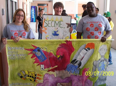 Seminole SECME 2009 banner and poster