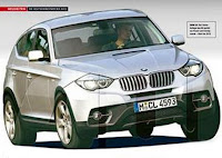 New 2010 BMW X4 Crossover Artist Rendering