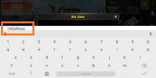 Cara menambahkan spasi di nickname PUBG mobile