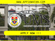 Iklan Jawatan Kosong di Universiti Malaysia Sabah - 18 Julai 2018